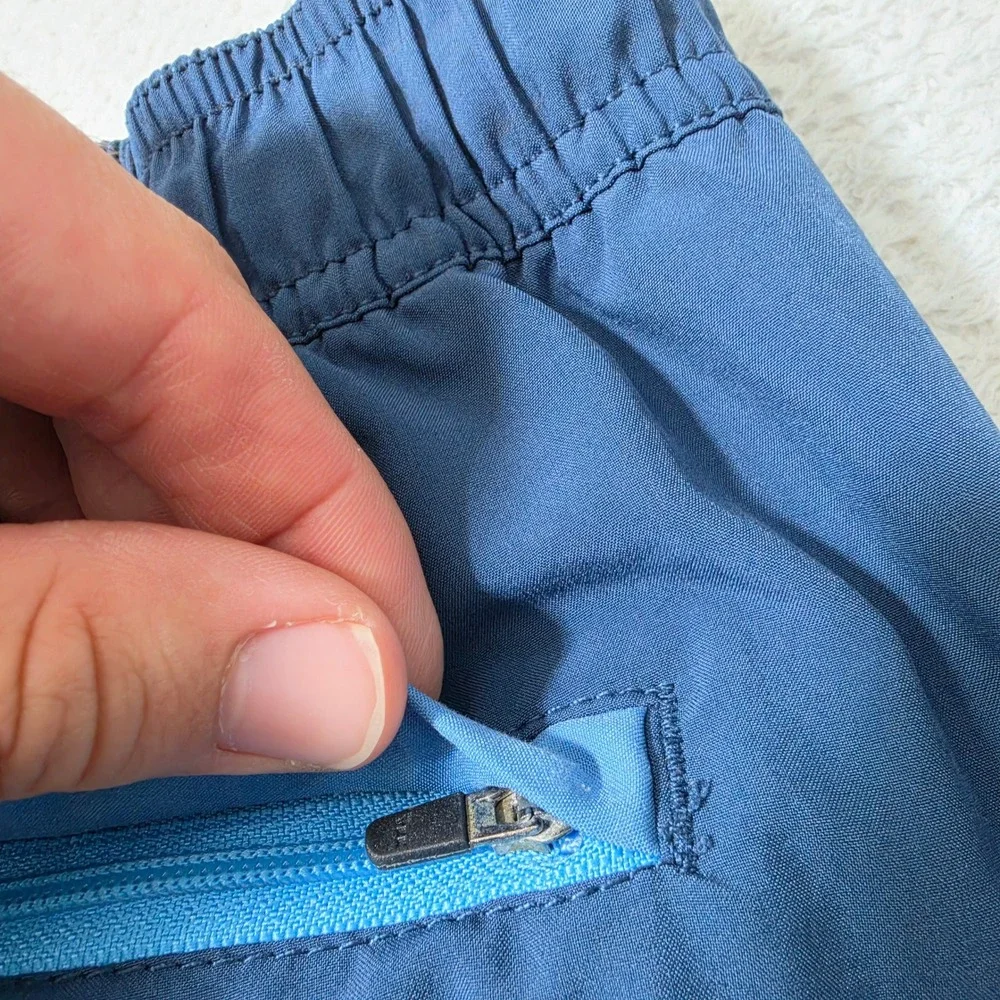 Fair Harbor Board Shorts Mens Sm Blue 28/8 Stretch Retro Stripe Swim Trunks